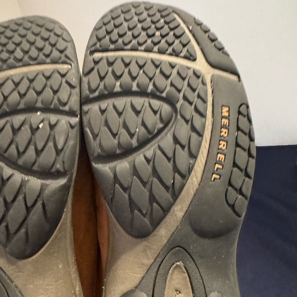 Women’s Merrill Brown Leather Slip On’s Style “Dune” Size 8.5 - Picture 12 of 16